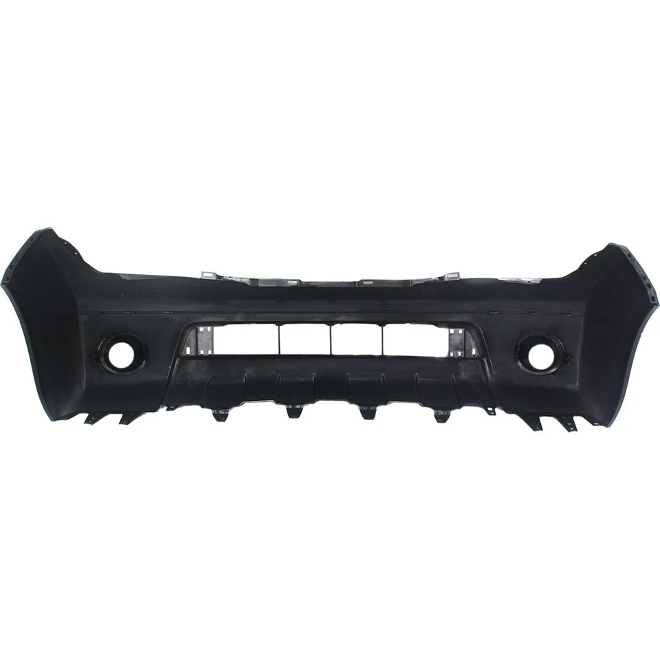 Cubierta de parachoques delantero para Nissan Pathfinder 2005-2008 texturizada con orificios de luz antiniebla Foto 4 de 4