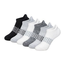 Hanes Boys Socks Pack, Ankle, Crew,  No Show Large, Tab - Grey/Black