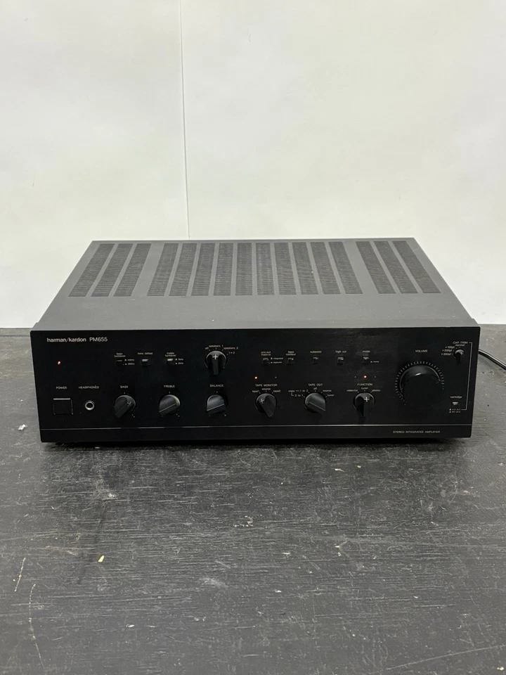 Harman Kardon PM655 Integrated Amplifier Pre Out / Main In Tested Audiophile - Image 2 of 4