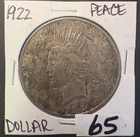 1922 $1 Peace Dollar