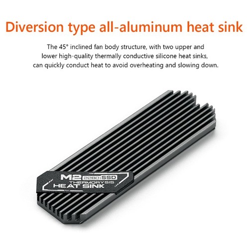 Dissipateur thermique SSD M.2 M2 2280 état solide disque dur aluminium dissipateur thermique4624 - Photo 7/10