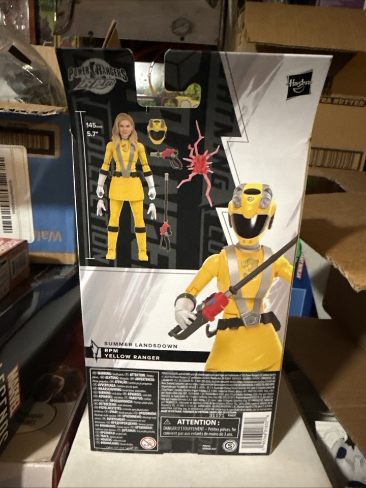Hasbro Power Rangers Lightning Collection: RPM Yellow Ranger | eBay