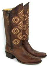 Idyllwind By Miranda Lambert Size 9.5B Vagabond Dress Boots Brown New!