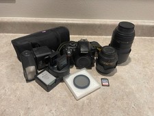 Nikon D3300 DSLR w/ 18-55mm DX VR II & 55-200 DX VR Zoom Lens