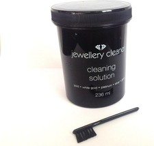 Jewellery Cleaner Cleaning Solution Includes Brush 236ml