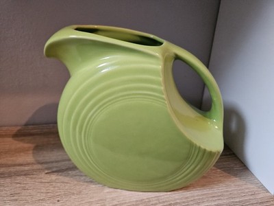 Fiesta Vintage Chartreuse großer Scheibenkrug ~ Fiestaware ~ Rarität