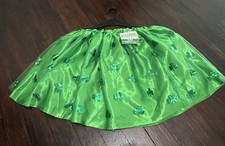 St. Patrick  s Day Skirt Mini Tulle Clovers One Size Fits Most NEW