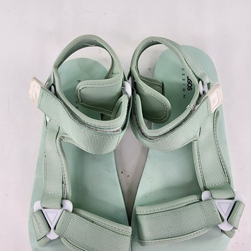 Asos Herren Design Tech Sandalen US 9 Hellgrün Pistazie Riemchen Schuhe - Bild 8 von 10
