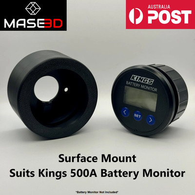Flat Surface Mount for Kings 500A Battery Monitor Monitor Screen