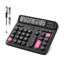 Desktop Calculator with Extra Large 5-Inch LCD Display, 12-Digi... FAST USA SHIP