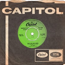 Lou Rawls When Love Goes Wrong Capital CL15507 DEMO Soul Northern Motown