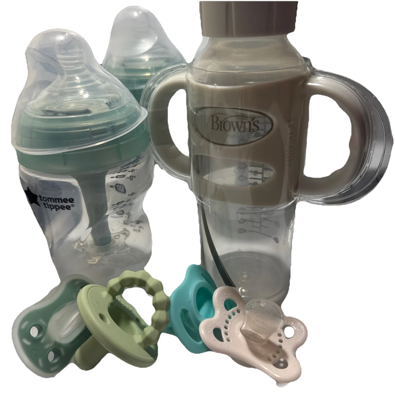 3 Tommee Tippee Size 1 & Dr brown Btle & BINKS (DR.Browns,Mam,Tommeetippee&Nuby