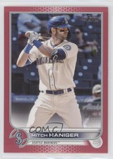 2022 Topps Series 1 Mother's Day Hot Pink 46/50 Mitch Haniger #80 s7f