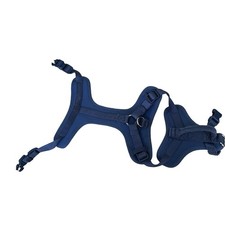 Top Paw Adjustable Canvas Dog Harness Handle Blue Size S Small
