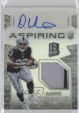2016 Panini Spectra Aspiring 58/199 DeAndre Washington #APA-DW Patch Auto 0a6
