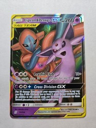 Espeon & Deoxys GX 72/236 Unified Minds Ultra Rare Holo