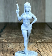Resin Tabletop Miniature Nurse. Makima medical. Toy Soldiers 54mm 60mm 