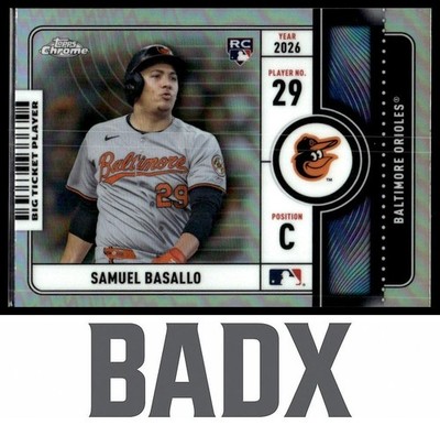 2026 TOPPS CHROME BIG TICKET PLAYERS PICK UR CARDS $2 MIN ORDER PLEASE!!!