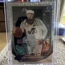 Topps Bowman Chrome 2024-25 Jordan Clarkson Taelon Peter Rookie 2 Card Lot