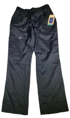 Cherokee Workwear Revolution WW105P Womens Small Scrub Pants Black NWT - Image 1 of 4