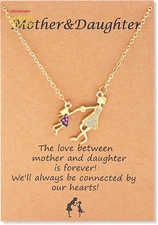 to My Daughter Necklace from Mom Mother Daughter Necklace Gifts for Daughters fr