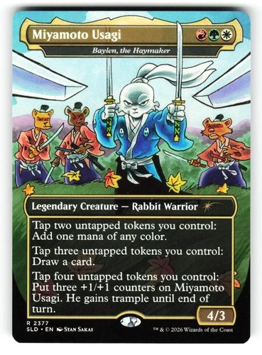 Miyamoto Usagi Baylen, the Haymaker #2377 (NM) (Non-Foil) (R) (SLD) Magic MTG