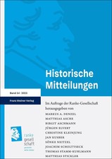 Historische Mitteilungen 34 (2023) Markus A. ...