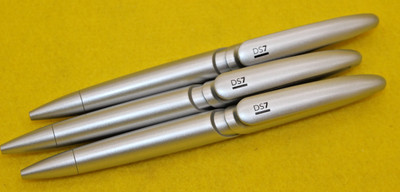 Prodir Kugelschreiber DS7 silber glänzend 3 Stk Swiss made Pen