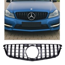 Sport Kühlergrill Schwarz passt für Mercedes W204 S204 C204 Panamericana 07-15