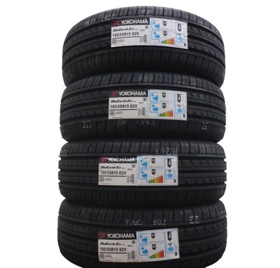4 x YOKOHAMA 185/55 R15 82V Bluearth-Es ES32 Sommerreifen 2020 VOLL