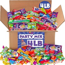 Birthday Party Candy Mix - 4 Pounds - Bulk 4 Pound Pack of 1 , Multicolor