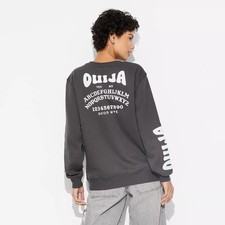 Women's Ouija Board Women's Graphic Halloween Sweatshirt - Large 6054