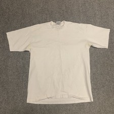 Pro Club Men's Heavyweight Cotton Short Sleeve Crew Neck T-Shirt Large White