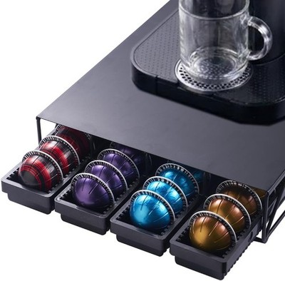 Organizer Drawer Holder Compatible W/ Nespresso Vertuo Capsules,Coffee Bar