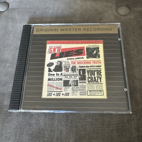 Guns N' Roses - GN'R Lies - MFSL 24K Gold CD - VERY RARE OOP Mint Condition