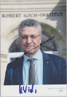Original Autogramm Lothar Wieler RKI Robert Koch Institut /// Autograph signiert