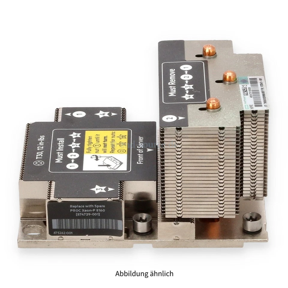 HPE High Performance Heatsink > 130W DL380 G10 875071-001 873594-001 839275-001 - Image 2 of 4