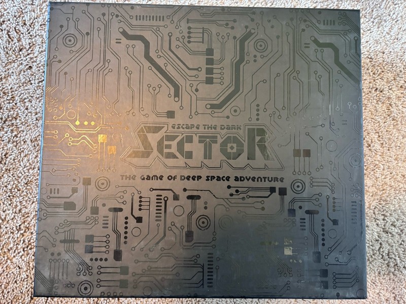 Escape the Dark Sector Collector's Box RPG Set w/ Rule Books & Custom Dice B/W