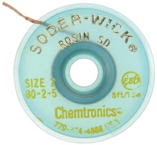 Chemtronics 8025 Soderwick Rosin Sd Desoldering Braid