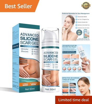Advanced Scar Gel, Silicone Scar Gel, Treats Old and New Scars, Reduces the A...