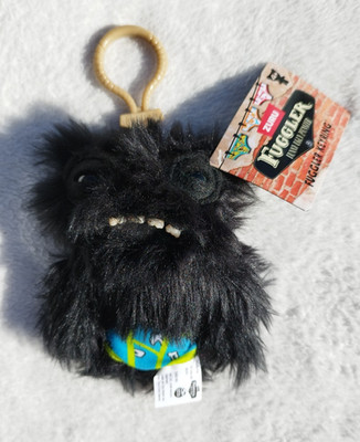 Fuggler - Schlüsselanhänger breite Augen Weirdo schwarz - Größe 12 cm - lustiges hässliches Monster neu mit Etikett