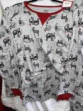 Wondershop Women s 2XL Pajamas Christmas Animals Set - Long Sleeve/Pants B11
