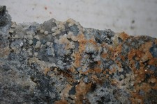 Fluorit xx , Dolomit , Chalkopyrit , Grube Brandenberg , Schwarzwald Mineralien