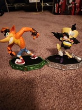 Skylanders Imaginators Crash Bandicoot y Dr Neo Cortex Conjunto de Figuras Paquete Probado