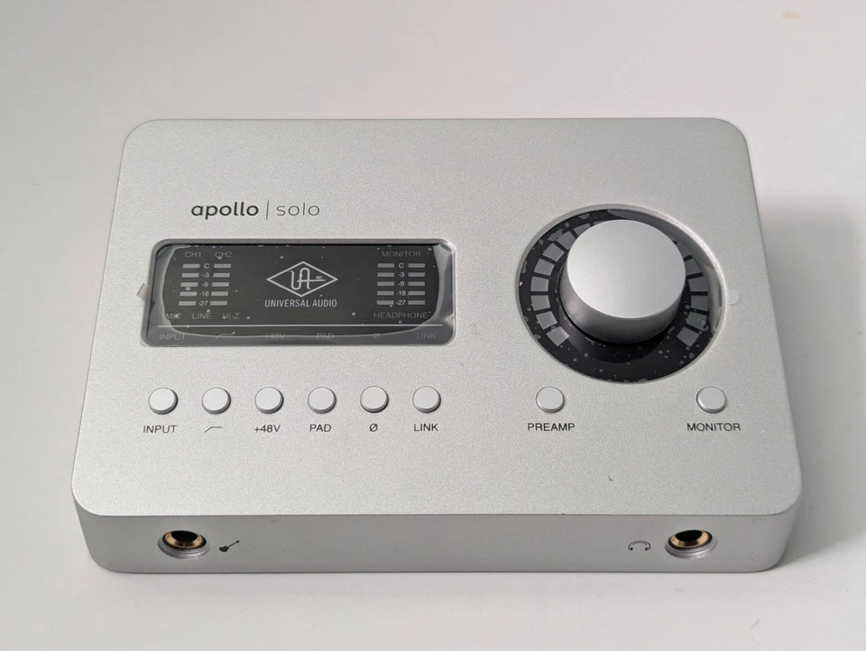 UAD Apollo Solo Universal Audio Player für Windows USB-C Interface