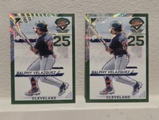 2025 Panini Prospect Edition Ralphy Velazquez Holo Green Wave 63/75 + 10/75