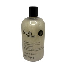 Philosophy Fresh Cream & Mint Hydrating Body Shower Gel w/Moisture Complex 16 oz 1.03 per gallon