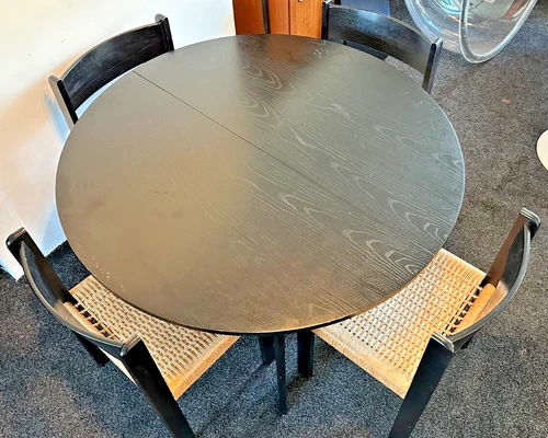 Vintage Retro Spacesaver Habitat Faeroe Round Dining Table & 4 Chairs Delivery