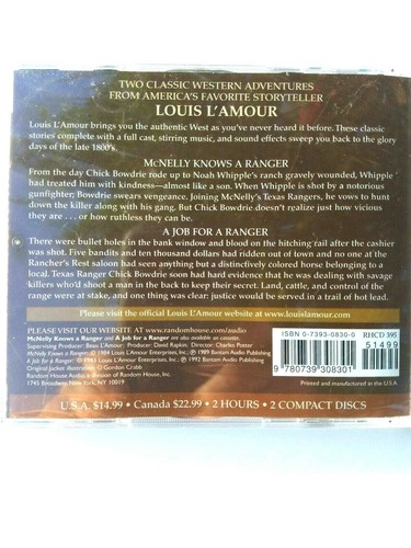 Louis L'Amour McNelly Knows a Ranger, A Job for a Ranger by Louis L'Amour 2003 - Picture 5 of 6