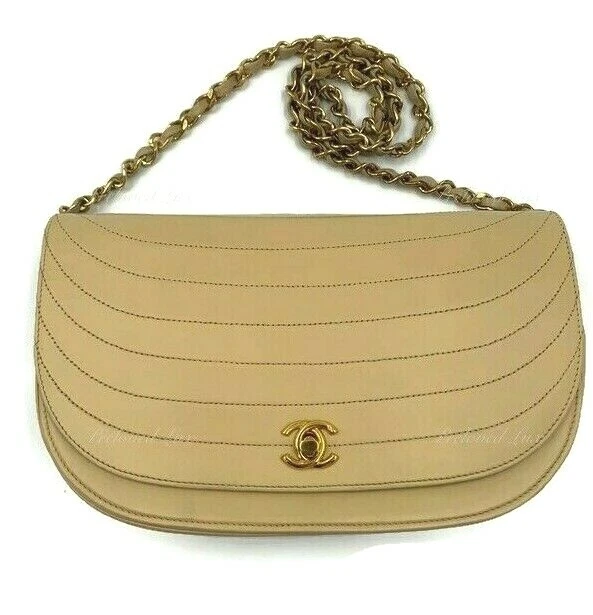 chanel half moon bag clip